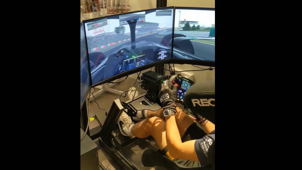 Professional racing simulator rental at corporate event in Kuala Lumpur Malaysia